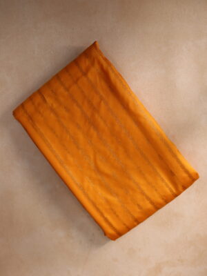 Sirumugai Vairaooshi Pattu - Vibrant Saffron Orange