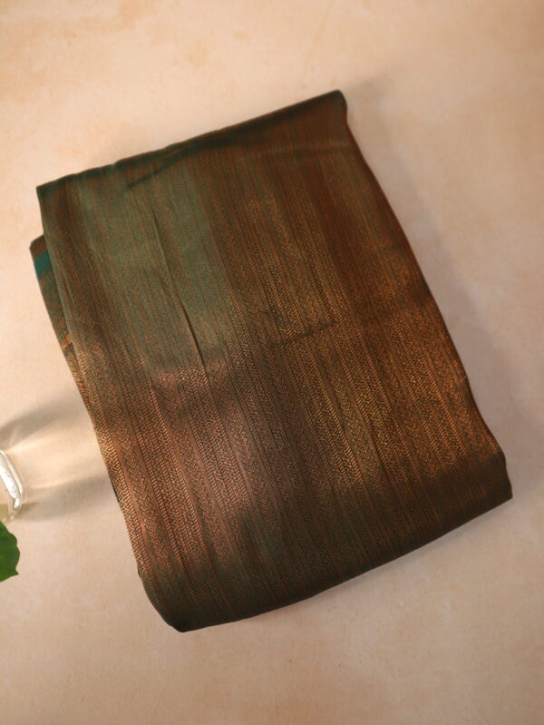 Banarasi Silk Saree-Olive Green